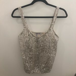 Zara Sequin Tank Top